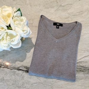 Mossimo V Neck Grey Sweater